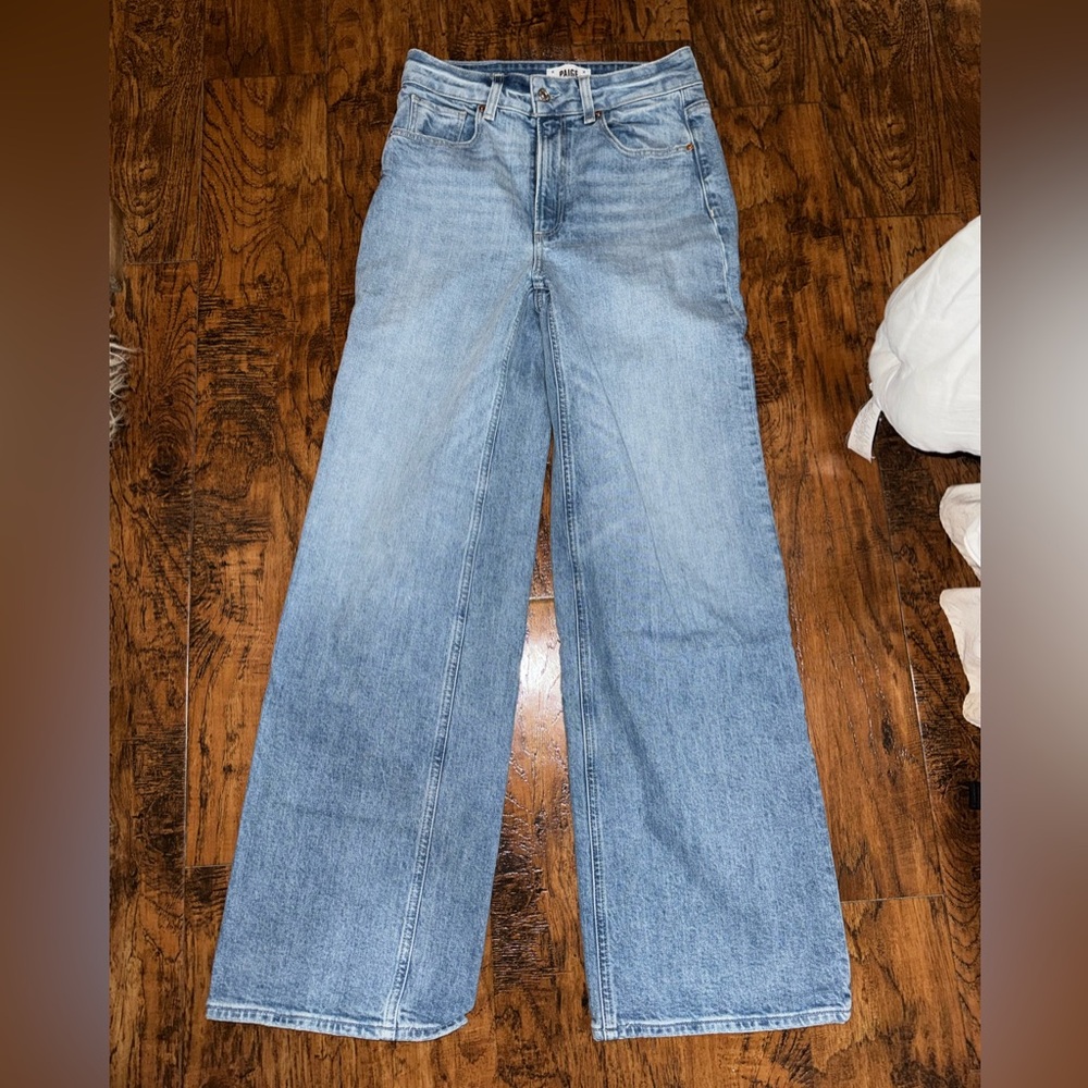 PAIGE Light Blue Flare Jeans
